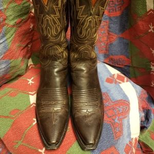 LUCCHESE COWBOY COWGIRL BOOTS size 7.5